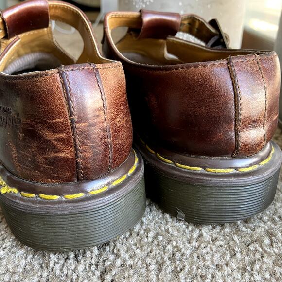 Dr Martens Mary Janes Tricolor Leather Vintage Made in England 8 main image 6